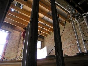 Floor joists replaced