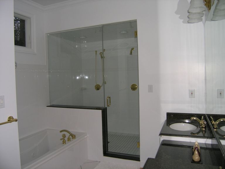 Steam shower in master bath room