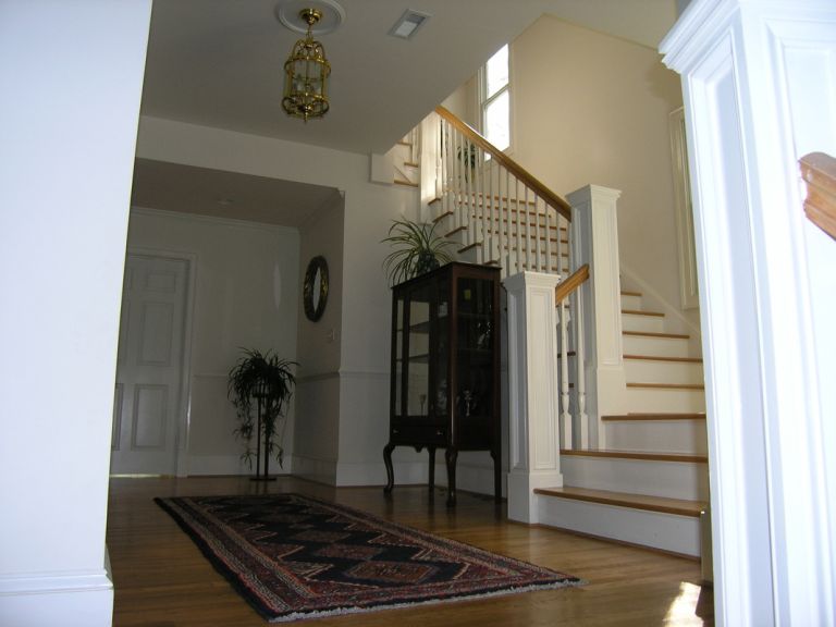 Custom designed newel posts