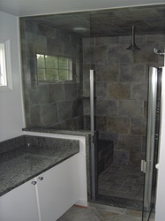 Open shower stall Mclean Va