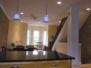 Open living room