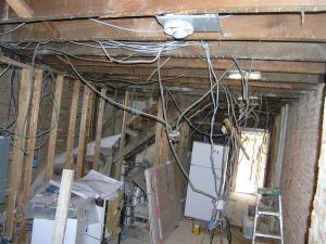 Original stair configuration 1st floor