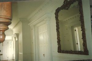 Plaster crown and ceiling molding