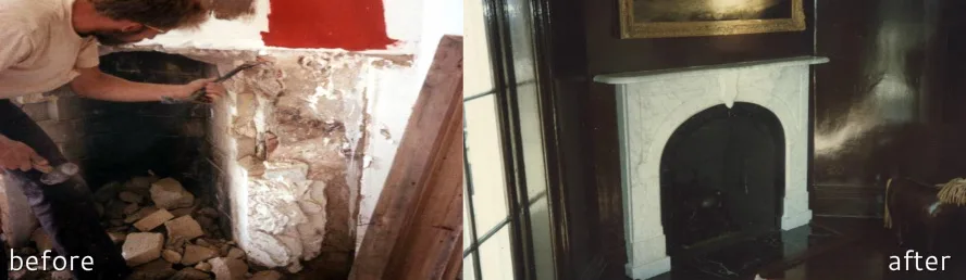 Before and after of a Construction By Design renovation